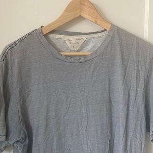 Rag and Bone Black and White Stripe Shirt